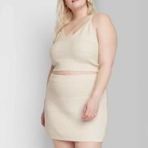 WILD FABLE | Mini Sweater Knit Bodycon Skirt